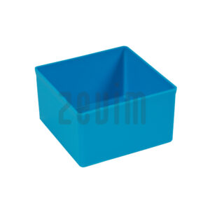 Kunststoffbehälter blau 108x108x63 mm