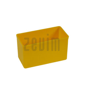 Kunststoffbehälter gelb 54x108x63 mm