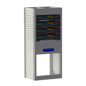 Koffer-/Schubladenschrank - Breite 507 mm - Tiefe 360 mm - Höhe 1155 mm