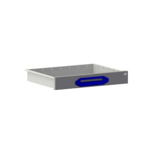 Lade HD B0447xB360xH070 mm grau/blau
