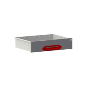 Schublade HD B0447xD360xH105 mm grau/rot