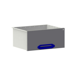 Schublade HD B0447xT360xH210 mm grau/blau