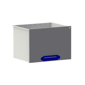 Schublade HD B0447xT360xH315 mm grau/blau